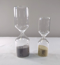 Unbranded sand timer lot of two 2 
