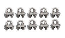 Suncor S0122-FS05 Marine Grade 304 Stainless Steel 3/16″ Wire Rope Clip 10-Pack