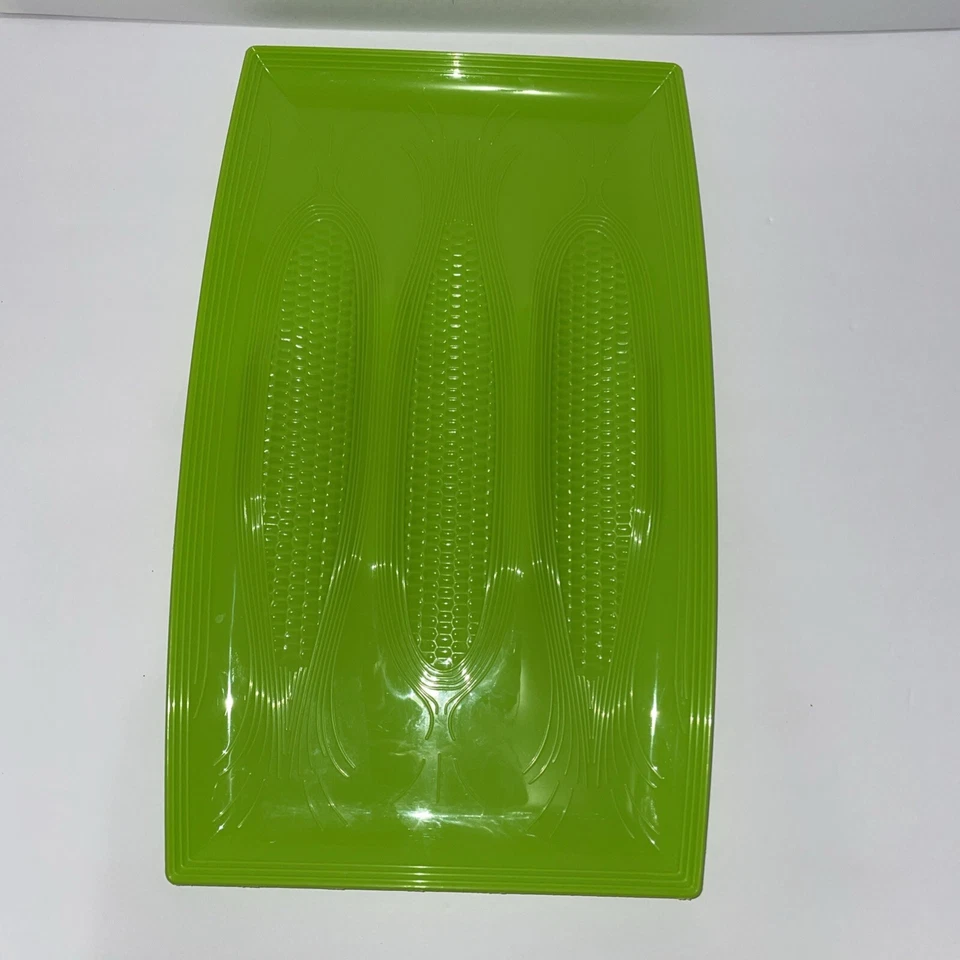 Hutzler Corn On The Cob Serving Platters Set Of 3, Yellow And Green - Image 4 of 4