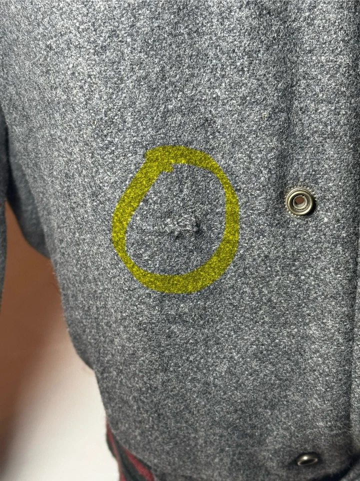 Chaqueta Universitaria Def Jam Recordings 2000 De Colección 6XL GRAIL HIP-HOP Lana Cuero Foto 4 de 4