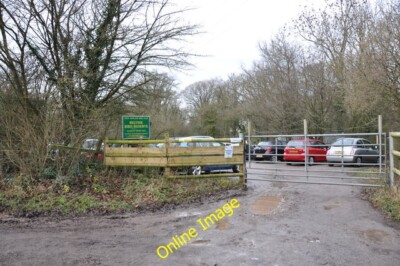 Photo 6x4 Secure Car Park for the Belvide Bird Reserve Shutt Green  c2014