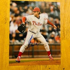 JAMIE MOYER PHILLIES SIGNED / AUTOGRAPHED 8X10 PHOTO NICE!!