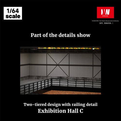 Diorama 1/64 Diecast Car Garage Model LED Lighting Showroom Scene Case Model Toy - Picture 31 of 104