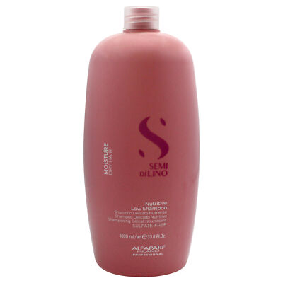 Semi Di Lino Moisture Nutritive Low Shampoo by Alfaparf Milano - 33.8 oz Shampoo