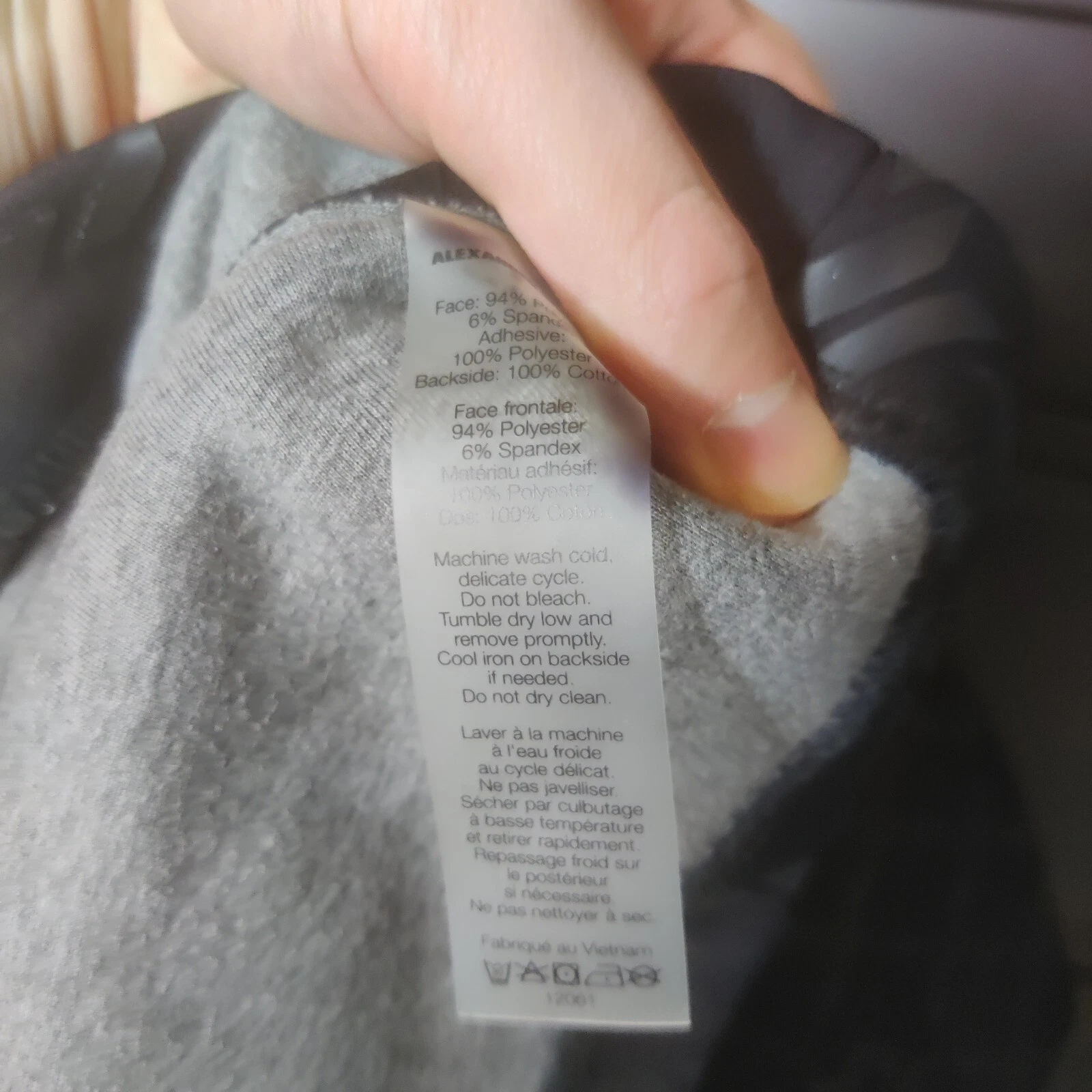 Alexander Wang Vestito Donna Neoprene Piccolo Nero Stampa Griglia Poliestere Elasticizzato