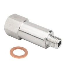 Stainless Steel Coolant Water Temperature Sensor Adapter M12 1.5 to 3/8  NPT