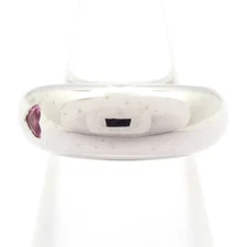 CHAUMET Anorkor Ring - 18K White Gold Pink Pink Sapphire 6***** Ring #5