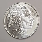1 oz .999 Silver Buffalo Round ~ Cutsaw Mint