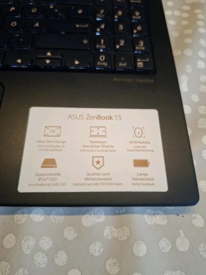 ASUS ZenBook UX533FD Gaming-Laptop 15,6 Zoll - Bild 3 von 4