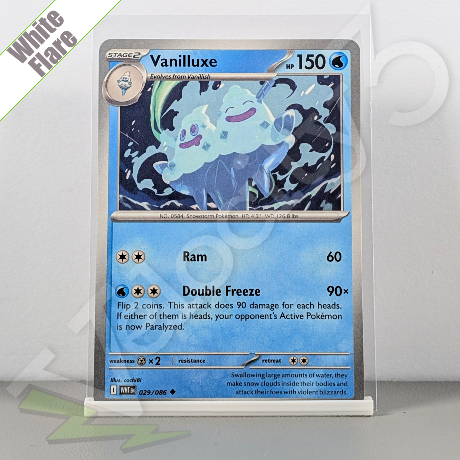 Pokemon TCG Card - Vanilluxe 29/86 Uncommon | White Flare (2025) WHT