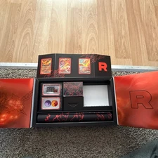 Pokemon Team Rocket's Moltres UPC Box, Mat, Deck Box, PROMOS, No Packs