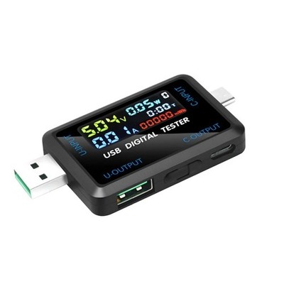 New Professional USB C Voltmeter Ammeter with IPS Display for Digital Devices