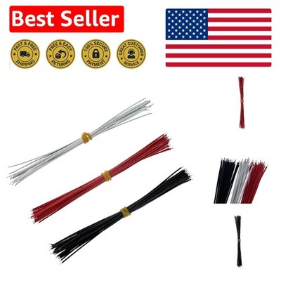 Versatile 75 Pack 22AWG Pickup Wires for Guitars - 3 Color Options included