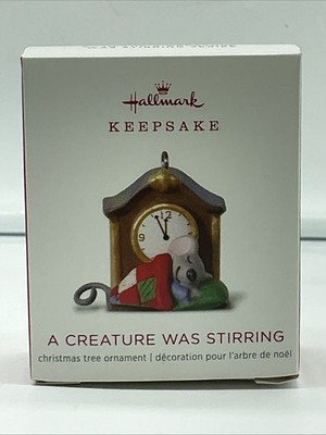 2018 Hallmark Keepsake Ornament  A Creature Was Stirring  3rd Miniature Series