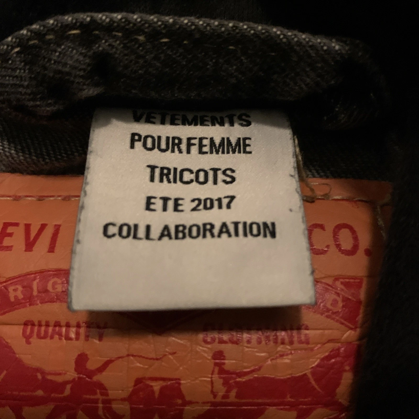 Vetements x Levi hooded denim jacket image 3