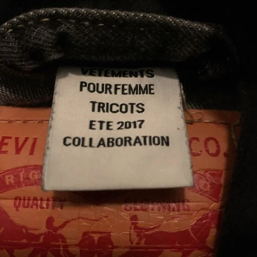 Vetements x Levi hooded denim jacket image 3