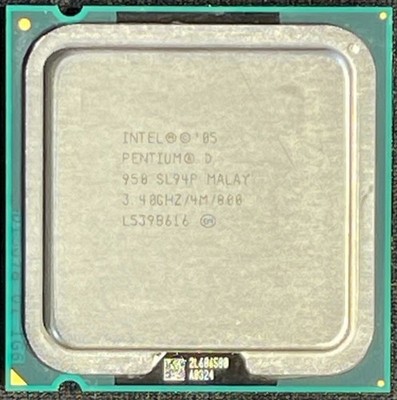 Dell / Intel Pentium D 950 3.4GHz Dual Core Socket 775 Processor / SL94P / YH754