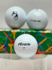 Vintage Disney Mickey Mouse Pinnacle Golf Balls Set Of 3 In Original Box NEW