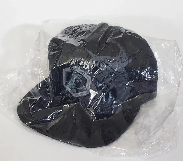 Pokemon Rayquaza Black Flat-Bill Baseball Cap / Hat with Tags SEALED  M/NM - Image 2 of 2
