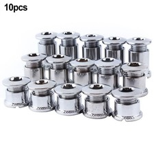 10Pcs Mountain Bike Chainring Screws Single/Double/Triple Bolts Stainless steel