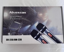 Alvoxcon UM-220 / Ck-220 Hand Microphones Set Of 2 UHF Microphone Kit