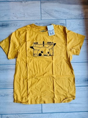 Pokémon T-Shirt Pikachu #025 gelb Größe M neu mit Etikett 100% Baumwolle Lizenz