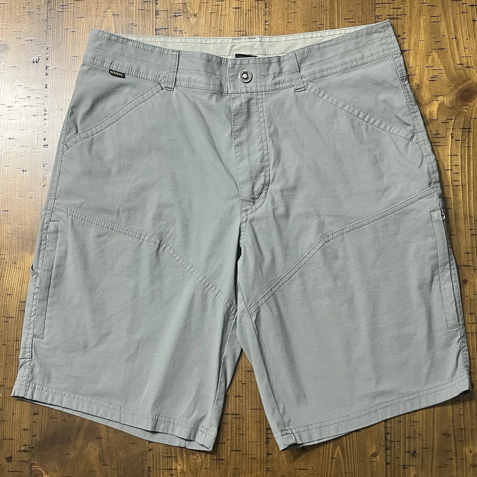 Kuhl Born In The Mountains Gray Camping Hiking Shorts RN 108846 Men's Size 34