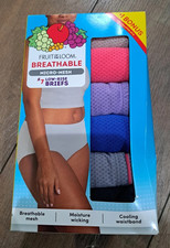 Fruit Of the Loom Women 7 Pk Breathable Micro-Mesh Low-Rise Brief 5/s Underwear