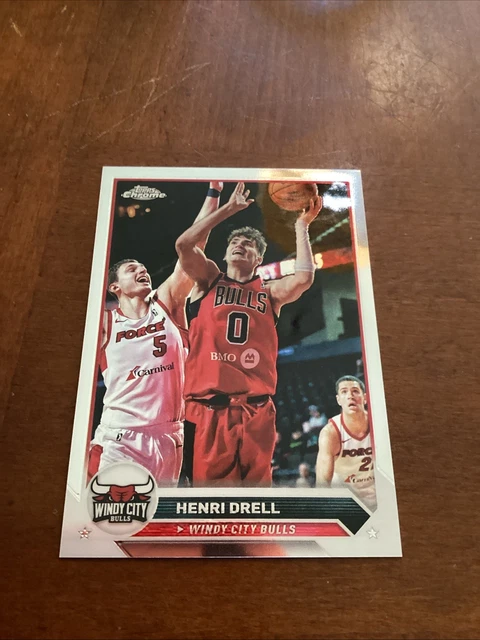 2024 Topps Chrome G League Basketball Henri Drell #95 Neuwertig