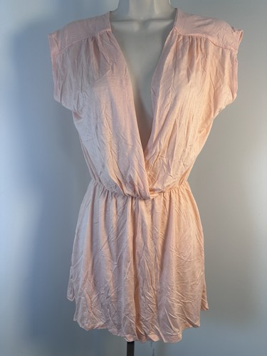 Womens 2 Hearts Peach Romper Jumpsuit NWT from ICO Islanders costal outfitters - Picture 1 of 4