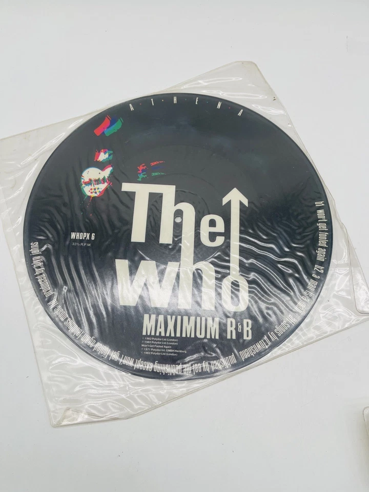 THE WHO PICTURE DISC ATHENA MAXIMUM R & B EX - Image 3 of 4