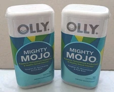 Lot of 2 - Olly Mighty Mojo Resveratrol Pine Bark 30 Capsules Exp 11/2025