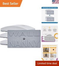 2-Pack - Works with 2 Gates - Baby Gate Wall Protector Protects Walls and Do...
