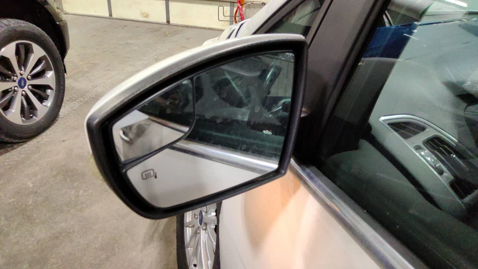 Espejo retrovisor eléctrico térmico para conductor Ford C-Max CMAX LH 2013-2015 blanco-UG Foto 2 de 3