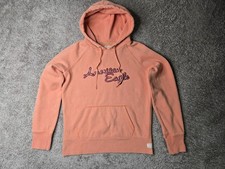 American Eagle Women's Pullover Hoodie Size M Color Peach Embroidered Pre-owned