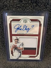 2025 Panini Nationals Treasures John Elway Collegiate Patch Auto /5 Stanford 🔥