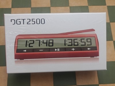 DGT 2500 - Official FIDE Digital Chess Clock - SEALED - NIB - Free Shipping!!!