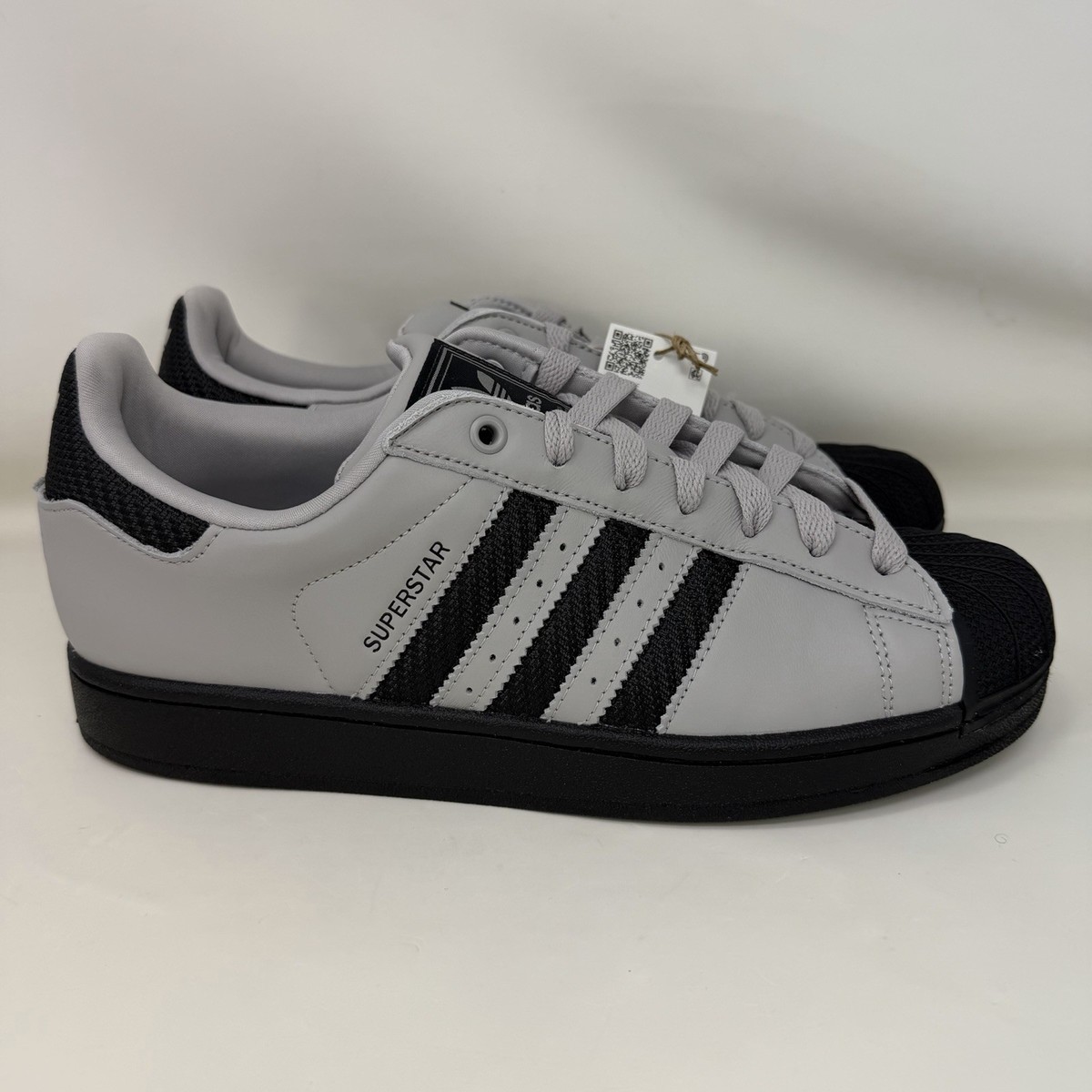 Adidas Grey Superstar Sneakers Size 9 Size 9 - Adidas Superstar Triple Grey for sale online | eBay main image 3