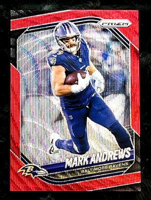 2024 Panini Prizm Mark Andrews Red Wave Prizm 04/149 Baltimore Ravens #259