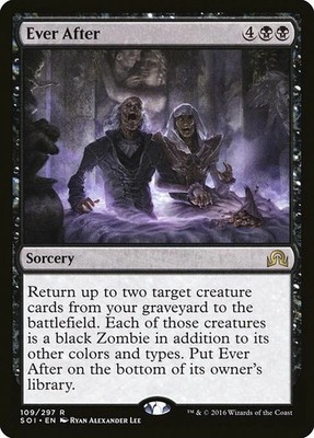 Ever After NM Shadows Over Innistrad MTG Magic the Gathering Black English Card