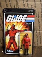 Super7 G.I. Joe  Cobra  RED LASER   Laser Gunner  ReAction Figure  Brand New