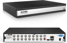ZOSI H.265 16Ch 5MP Lite HD CCTV DVR AI Detect for Security Camera System Kit