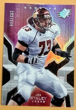 2007 SPx Rookies Silver Holofoil 192/299 Joe Staley #108 Rookie Card!! SF Niners