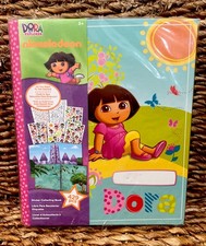 Vintage Nickelodeon Dora the Explorer Sticker Collecting Book 429 pcs NEW NOS 