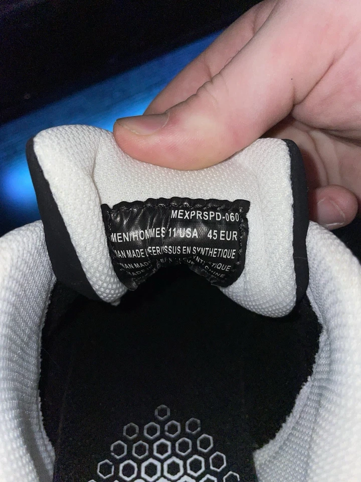 Zapatos deportivos de gamuza con cordones negros/blancos LUGZ Express para hombre talla 11 Foto 3 de 3