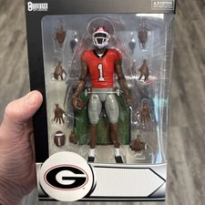 Collegiate Legends NCAA Action Figures - University Of Georgia - New in Box !!