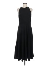 Halston Heritage Women Black Cocktail Dress 8