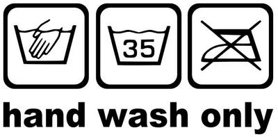 Hand Wash Only Aufkleber Sticker, Tuning, OEM, JDM, DUB, Kult, in 20X10cm !