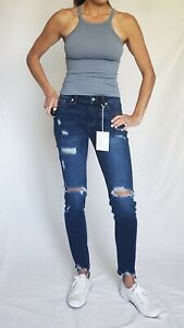Kancan Distressed Skinny Jeans Kc5055kd Size 29 Mid Rise Nwt Ebay