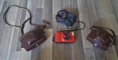 Konvolut Kameras Adox Pronto-LK  Agfa Optima 500 SN Canon Snappy S Case